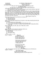 ĐỀ THI TIẾNG VIỆT 5 CẤP TỈNH 2009-2010 TỈNH NAM ĐỊNH TRẮC NGHIỆM