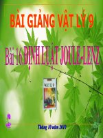 Dinh luat Joule-Lenz