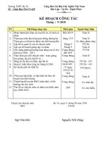 KH CÔNG TÁC THÁNG 9.2010