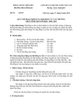 quy chế hoạt động hội đồg tư vấn trườngthcs- đình