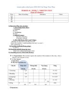 Bài kiểm tra Anh 6