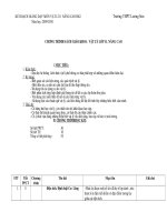 kế hoạch giảng dạy vật lí 11 nâng cao