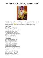 Thơ Hồ Xuân Hương hay hay.