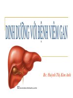 Dinh dưỡng với bệnh viêm gan