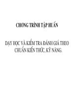 Chuẩn kiến thức kĩ năng môn vật lí (hot)