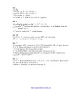 Toán TS AMS Chu Văn An