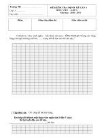 GK1 TIẾNG VIỆT LỚP 3