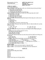 Đề khảo sát giữa kỳ 2 - Lý 6,7,8,9