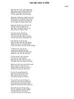 Bài thơ: Hai sắc hoa ti gôn