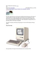 Một vài hình ảnh về chuột công nghệ cao