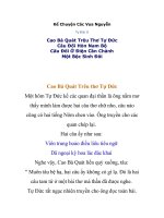 Kể Chuyện Các Vua Nguyễn Tự Đức II.