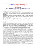 Di thảo Nguyễn Trường Tộ