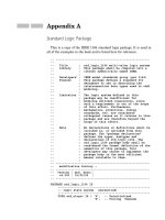 Standard Logic Package