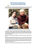 Nử GSTS Vật Lý đầu tiên của Việt Nam