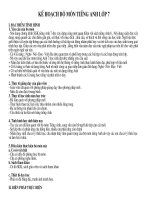 Ke hoach giang day Anh 7