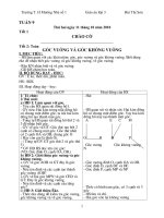 giáo án 3 tuần 9,10