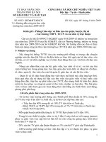 Hướng dẫn hoạt động Thư viện trường học 2009-2010