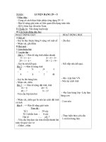 TOÁN: lUYỆN DẠNG 29 + 5