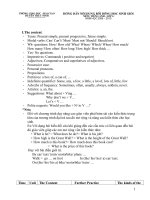 Hướng dẫn nội dung bồi dưỡng HSG môn Ânh