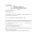 Đề thi HK1 năm 2009-2010 trường Nguyễn Chí Thanh