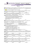 ĐỀ sư PHẠM lần 5 năm 2013 môn hóa mã đề 253 