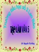 Luyện tập tả cảnh- Tuần 3