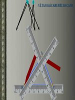 Vẽ tam giác khi biết 3 cạnh