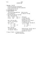 gjáo án 4 buổi chiều tuần 1