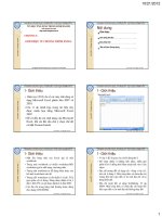 Chuong 1 gioi thieu ve chuong trinh excel 