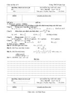 Đề kiẻm tra chương I _ Dai so 9