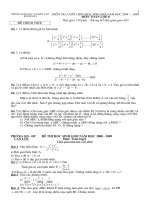 7 Bộ Đề thi và Đáp án môn toán các tỉnh lớp 8