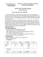 kE HOACH NAM HOC 2009 - 2010