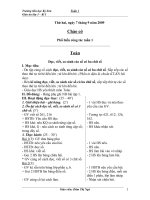 Bài soạn lớp 3 tuần 1