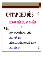 ÔN TẬP ĐIỆN XOAY CHIỀU