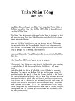 Trần Nhân Tông- Trần Thái Tông