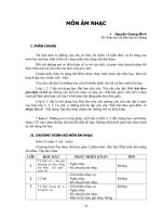 Chuẩn kiến thức kỹ namg8 môn Âm nhạc