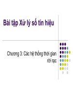 xử lý số tín hiệu chương 3-BT