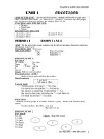 giao an anh 6 -1 cột