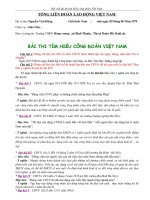 bai du thi luat cong doan VN