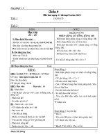 giáo án ghép 1+2 tuần 9 CKT