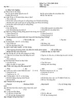 KIỂMM TRA 1 TIẾT TIN HỌC 8