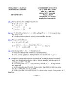 ĐỀ LUYỆN THI VÀO LỚP 10 CHỌN LỌC