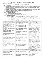 Giáo án Đại 9- kì I (theo chuẩn KT-KN -3 cột)