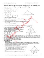 PP tính thể tích - OTDH