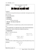 giao an lop 3 hay tuyet cu meo