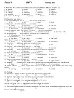 BT TIẾNG ANH 11U1,2