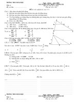 kiem tra hinh hoc chuong 3- toan 8