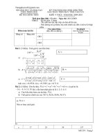 Đề thi giải Toán bằng MTBT tỉnh TTH 2009