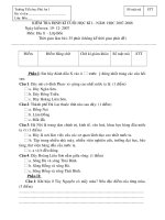 ĐỀ THI_ĐỊA LÍ_CHKI_LỚP 4