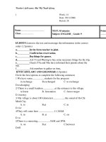 Kiểm tra 1 tiết lớp 9